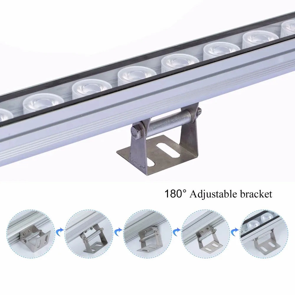 54W LED Aquarium Light Blue 470nm Waterproof Underwater Lamp for Fish Tank and Aquariums Accessories