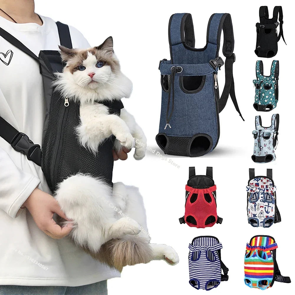 New Outdoor Camouflage Breathable Dog Mesh Backpack Carrier