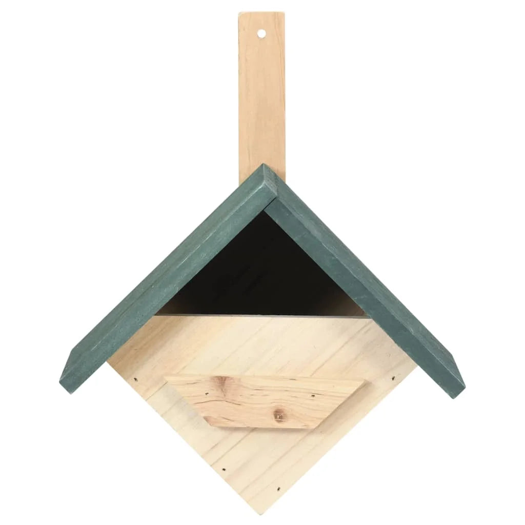 Bird Houses 4 Pcs 9.4 Inch x 6.3 Inch x 11.8 Inch Firwood