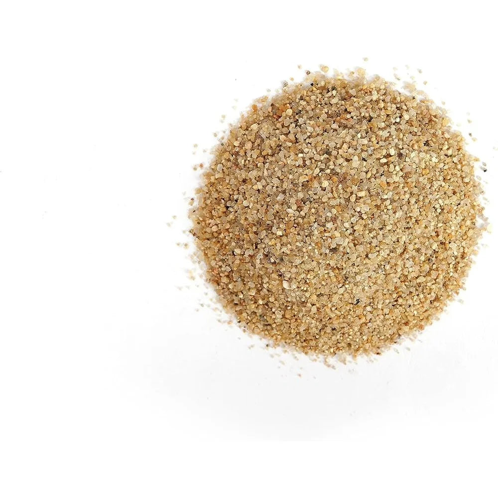 Natural Aquarium Sand for Fish Tanks 2L Safe Fine Grain Landscaping for Aquatic Pets Amphibians and Reptiles 7 lbs