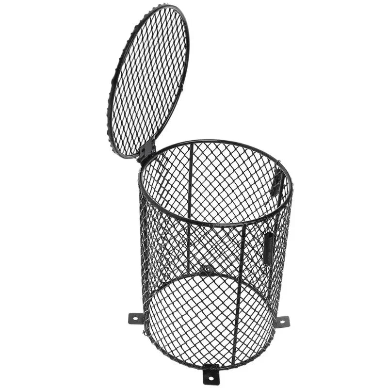Reptile Heater Guard Heating Lamp Mesh Cover Anti Scald Lampshade Ceramic Light Bulb Protector Cylinder and Square Shaped