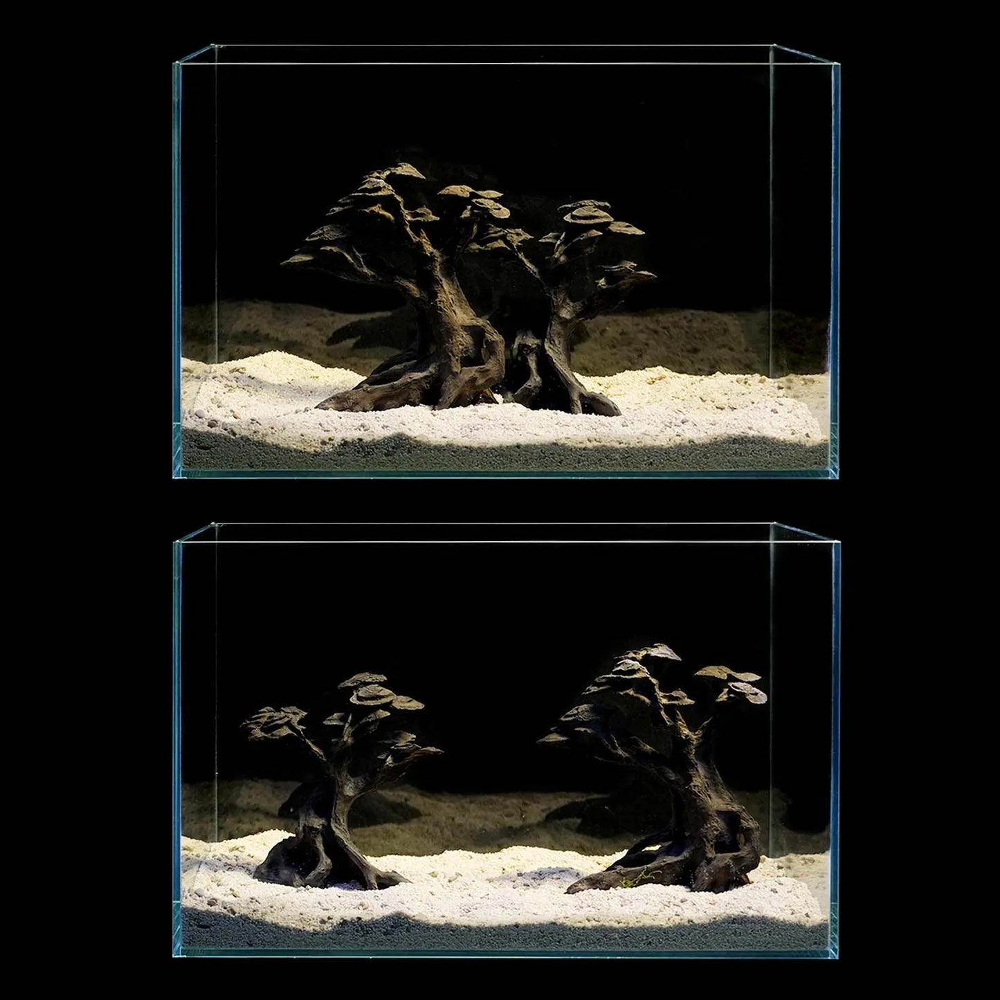 FZONE Resin Aquarium Driftwood Tree Decoration for Nano Aquascaping and Hardscape