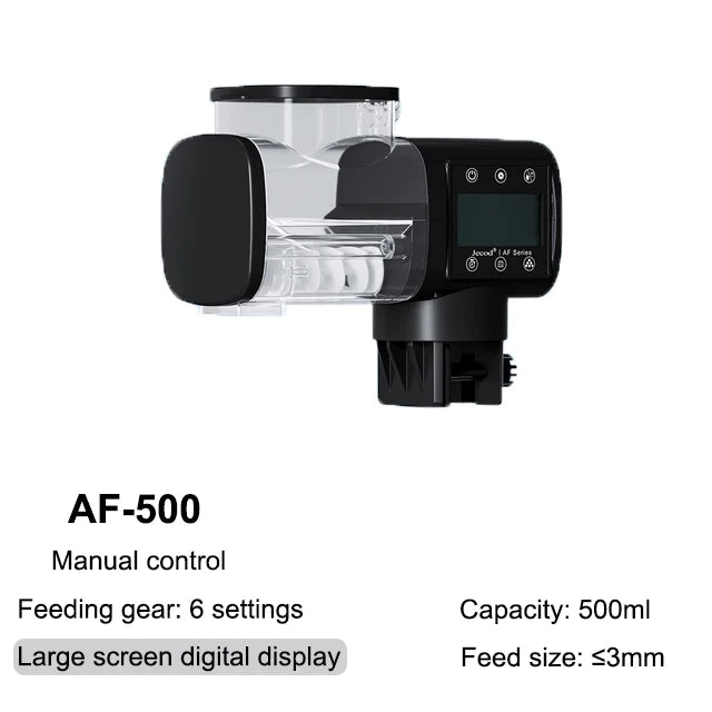 Jebao Automatic Fish Tank Feeder Intelligent Aquarium Feeding Digital Timing High Capacity Fish Feeder Fishbowl Accessories