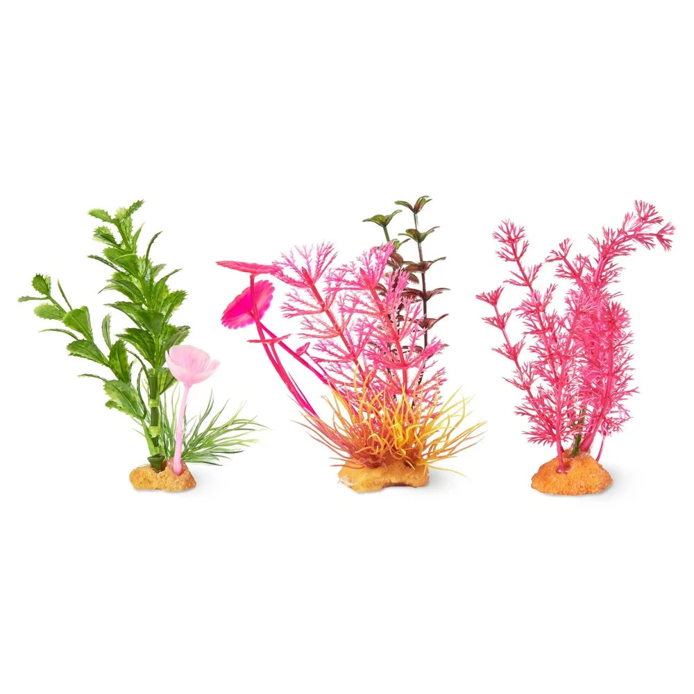 Aquarium Plant Value Pack 4 Inch Artificial Silicone Plants