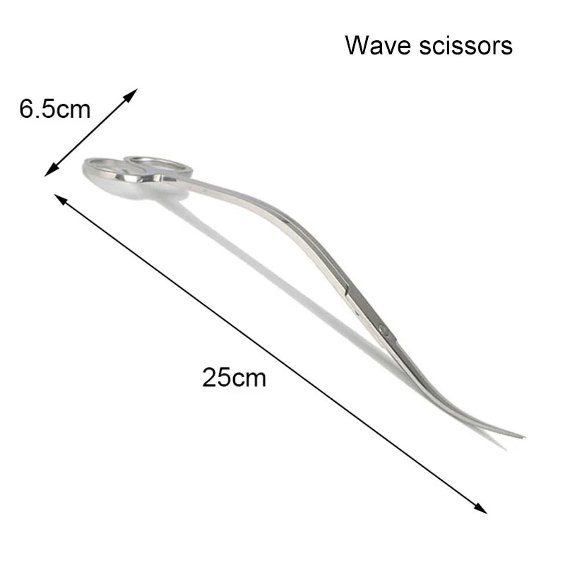 Aquarium Scissors Tweezers Tool for Fish Tank Plants Stainless Steel Cleaning Tools Accessories