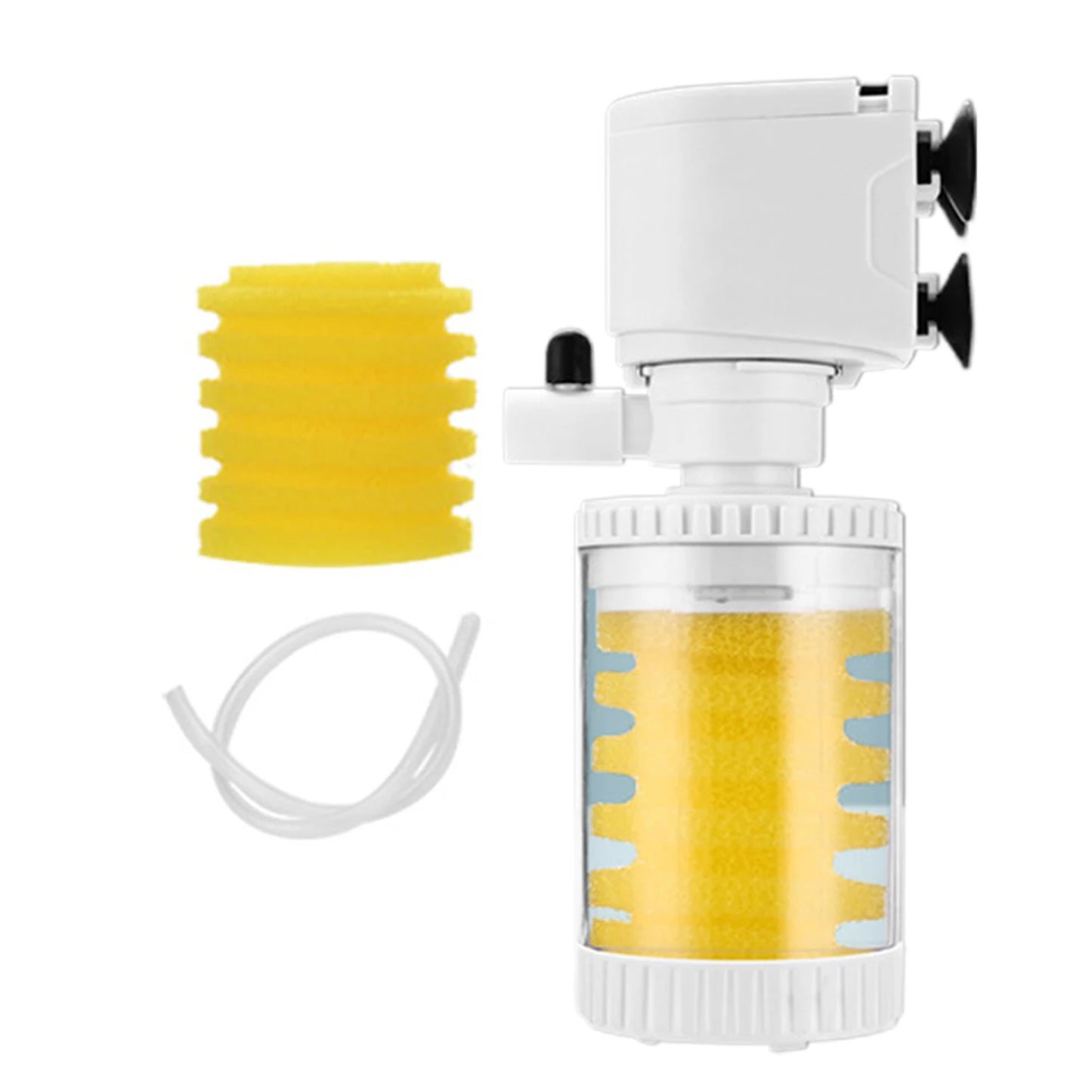 Tank Filter Ultra Quiet Fish Tank Filtration Pump Add Oxygen 3 in 1 Multifunction Internal Aquarium Filter Pump Accessories