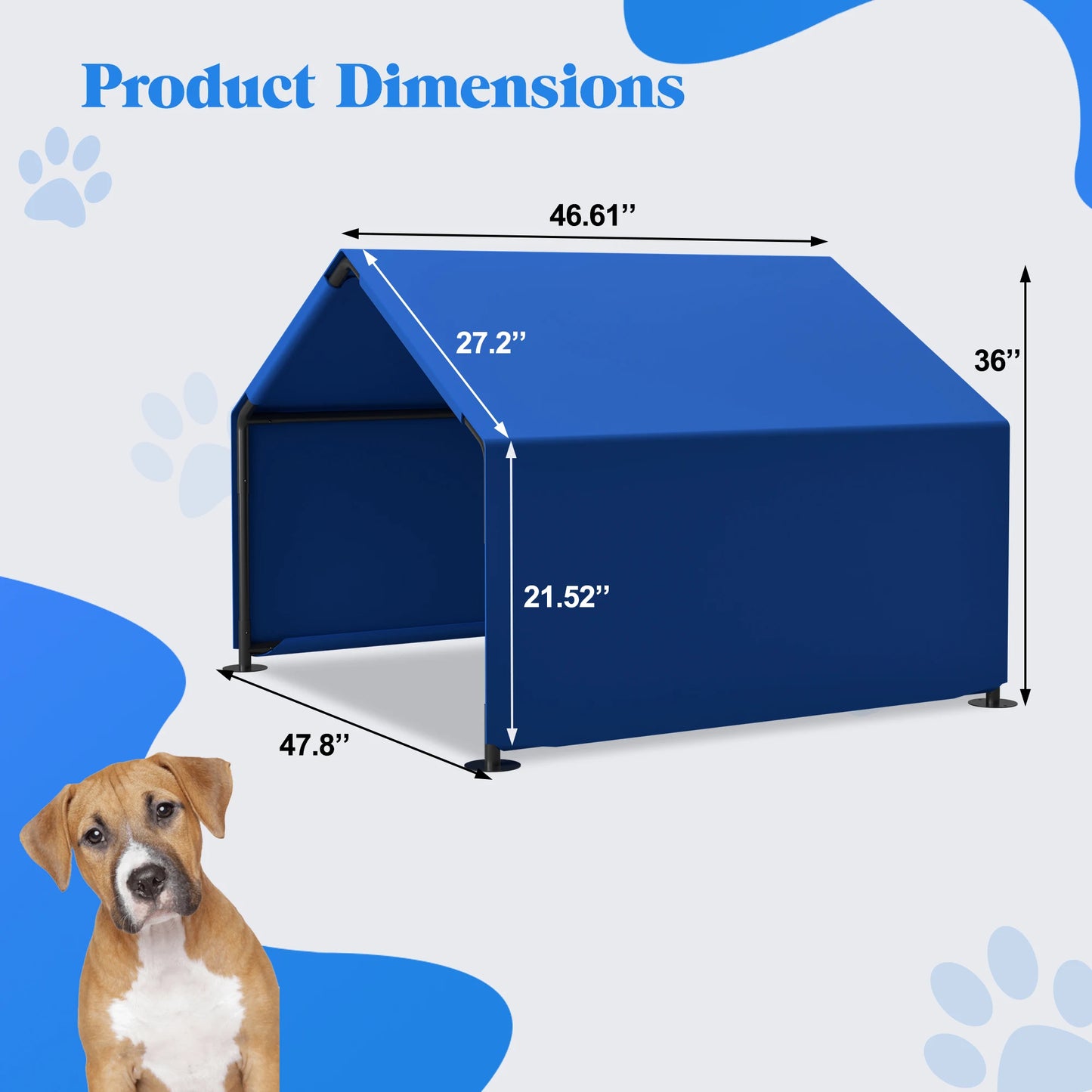 Dog Shade Shelter Outdoor Tent for Small Medium Dogs