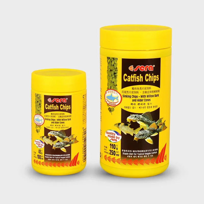 Sera Catfish Chips Benthic Pleco Multi Wafer Bottom Food 110g