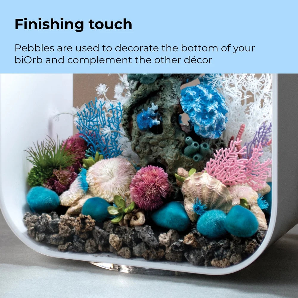 Blue Moss Pebbles Aquarium Decor Freshwater Saltwater