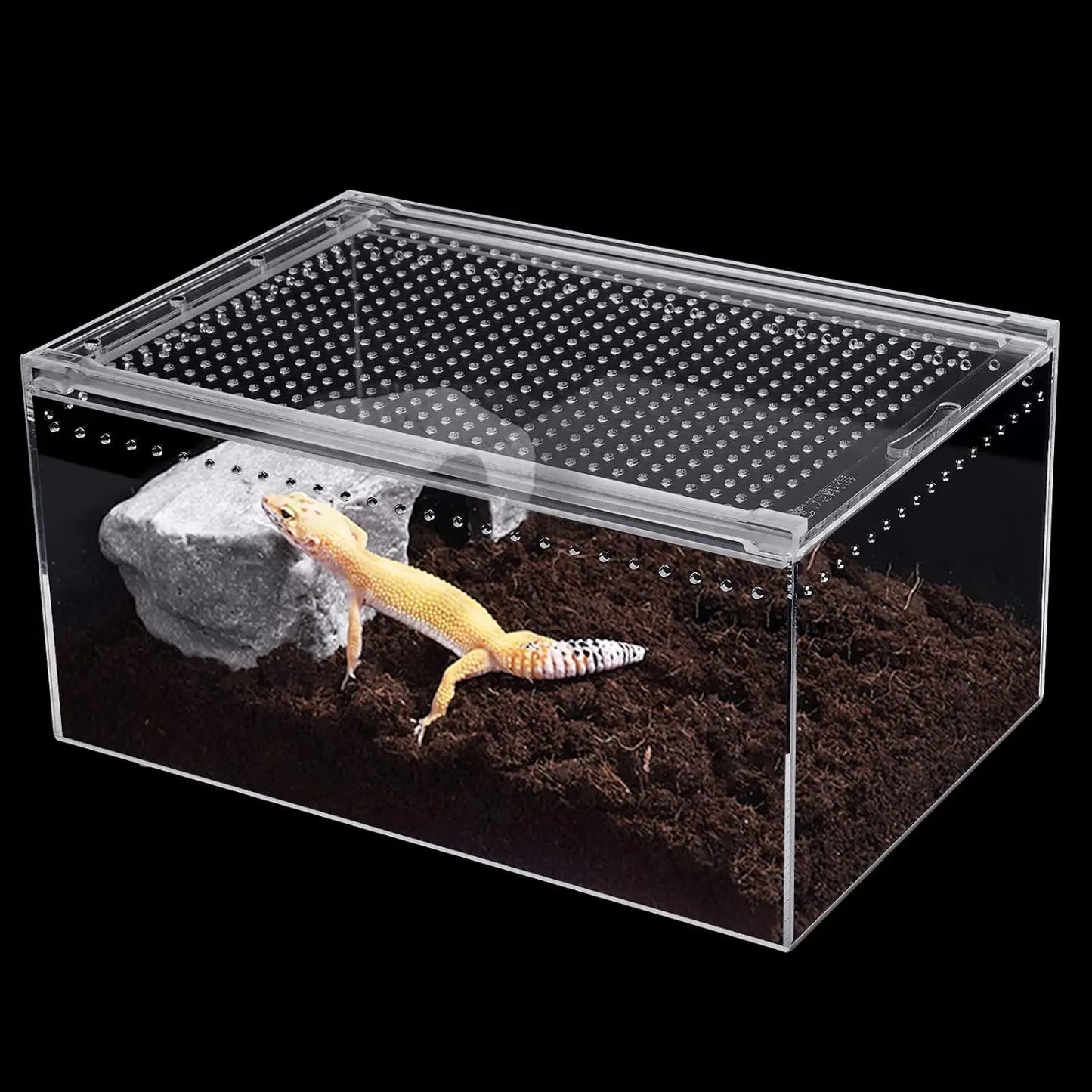 Magnetic Acrylic Reptile Enclosure 2.5 Gallon Breeding Box
