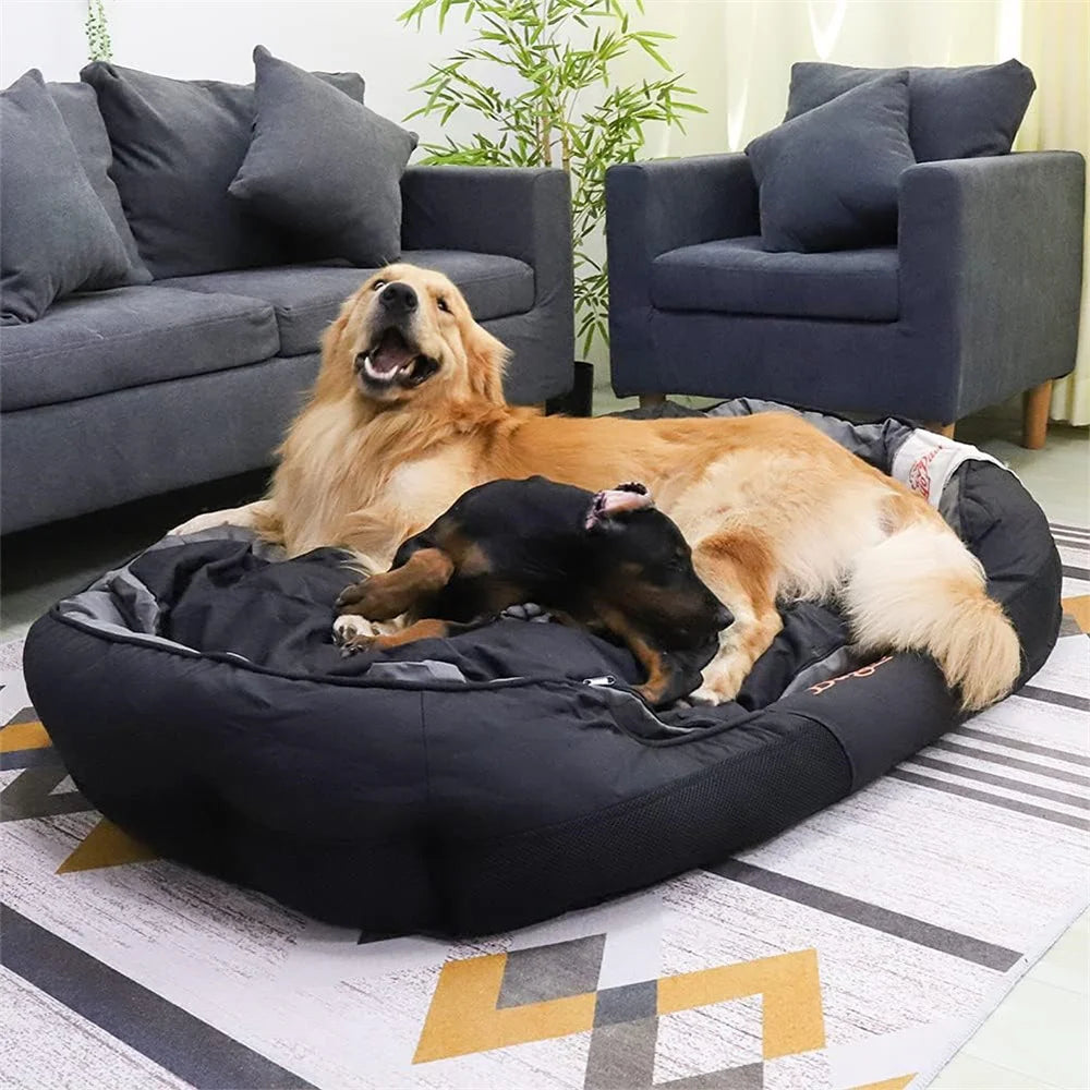 Waterproof XXL XL L Orthopedic Sofa Dog Bed Removable Cushion