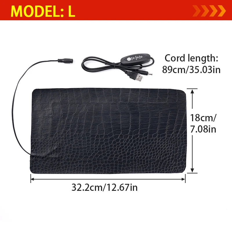 5V 2A Pet Heating Pad USB Reptile Warm Pad With Controller