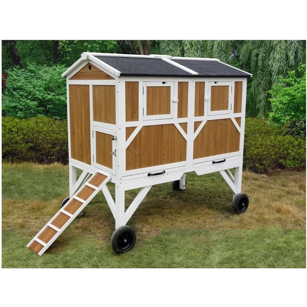 Free Range Chicken Coop for Enhanced Poultry Protection and Secure Shelter