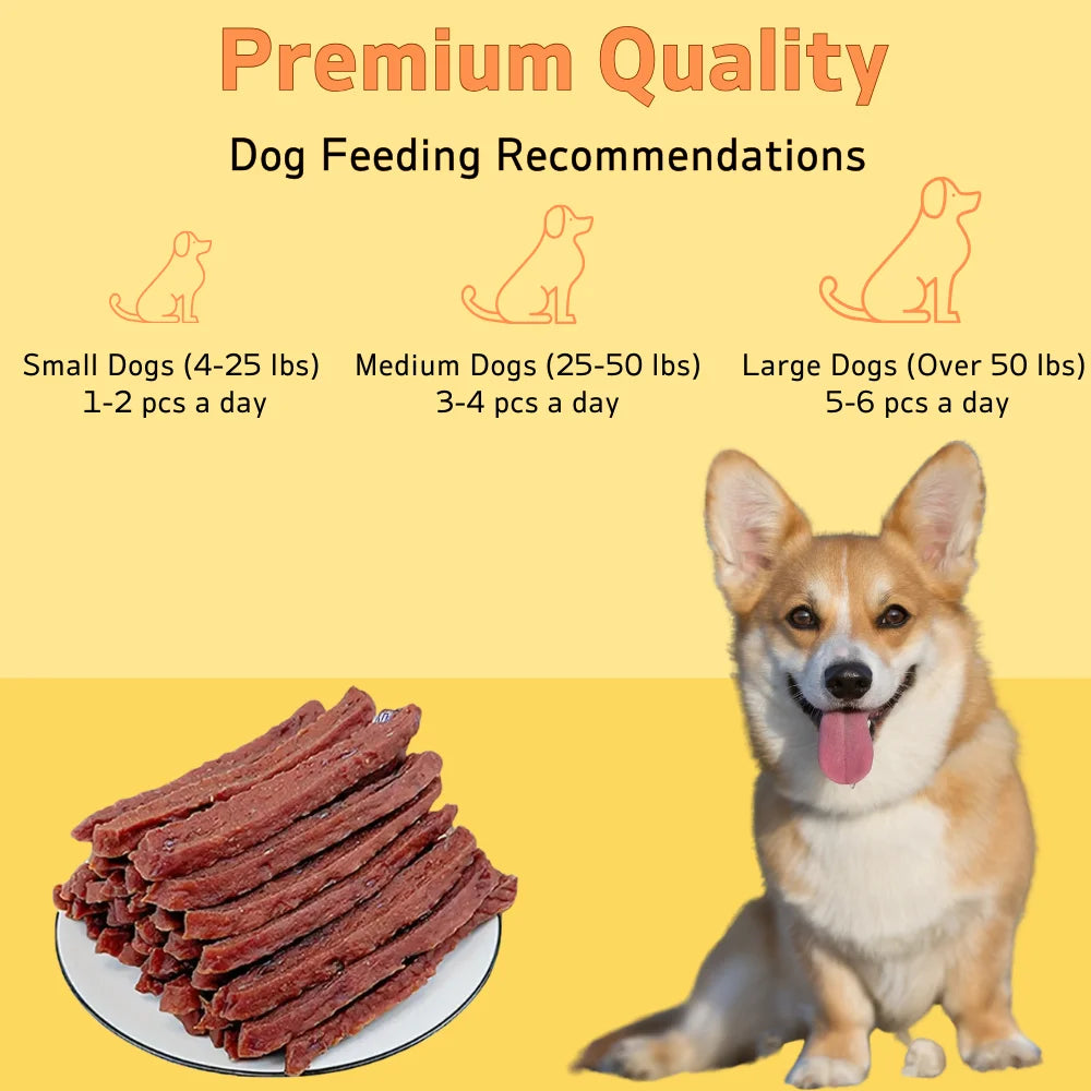 2-Pack Soft Chew Dog Treats For Small Medium Large Dogs