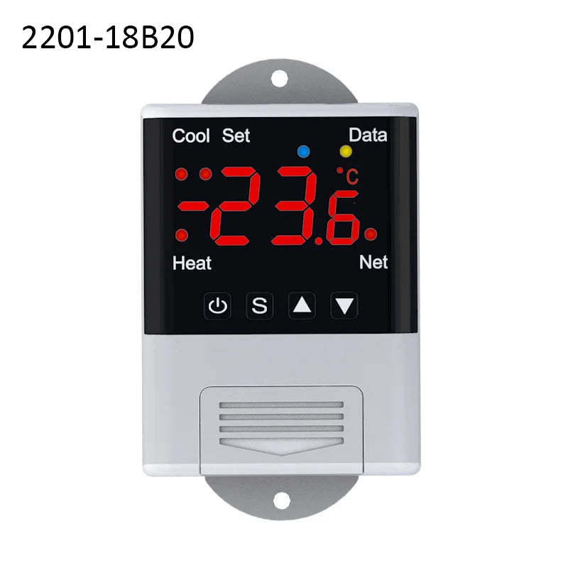 Smart Thermostat AC110~230V WiFi Digit Temperature Controller -40-99℃ Heating Cooling Thermostat forReptile/Incubator/Greenhouse