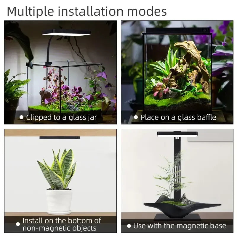 WEEK AQUA USB Aquarium Light Plant Grow Full Spectrum LED