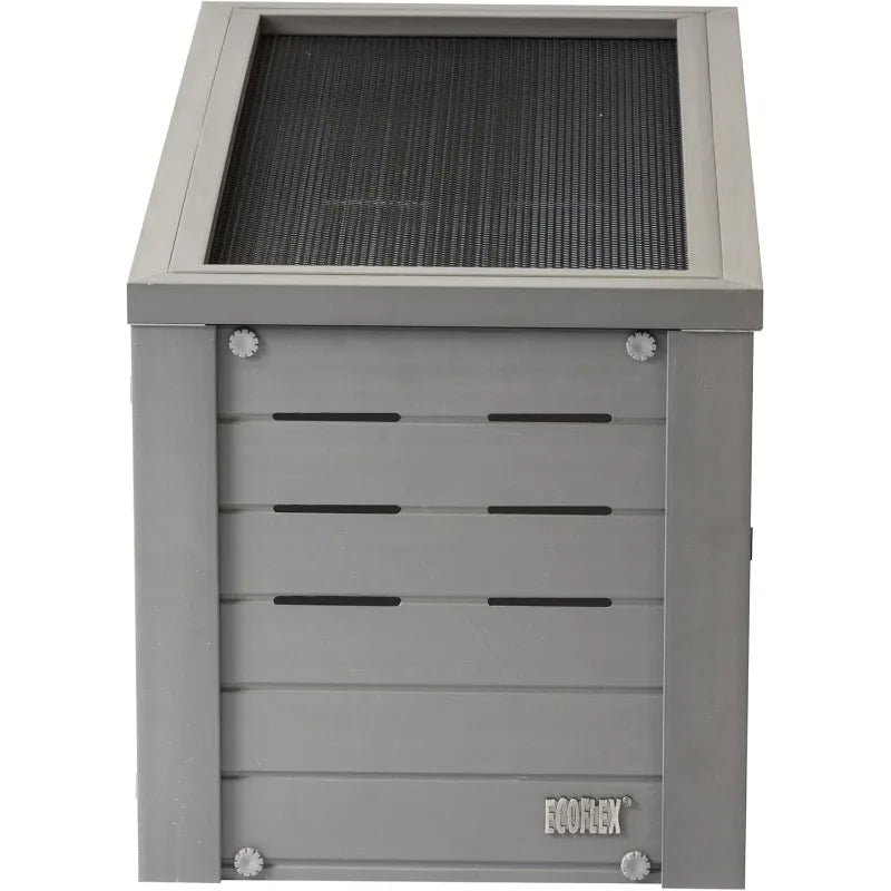 Pet ECOFLEX 24 Inch Small Mojave Reptile Habitat Enclosure Lounge Grey