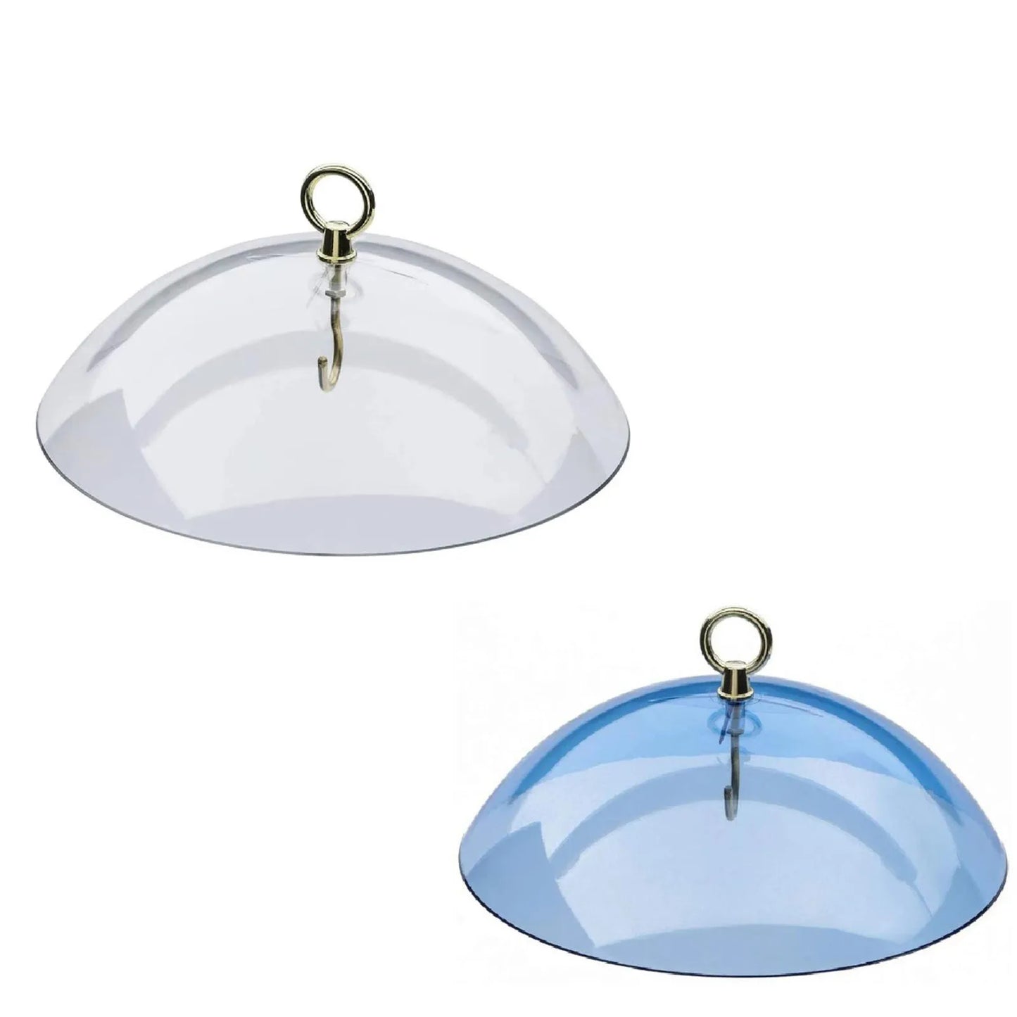 Bird Feeder Clear Protective Cover Dome Anti-squirrel Rain-proof Hanging Hummingbird Rain Cover Guard Baffle With Hooks Home
