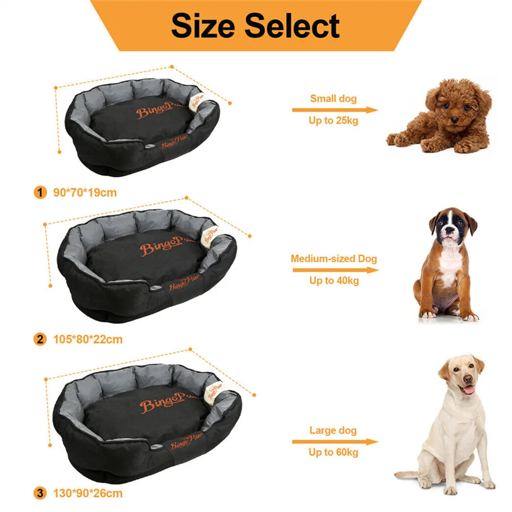 Waterproof XXL XL L Orthopedic Sofa Dog Bed Removable Cushion