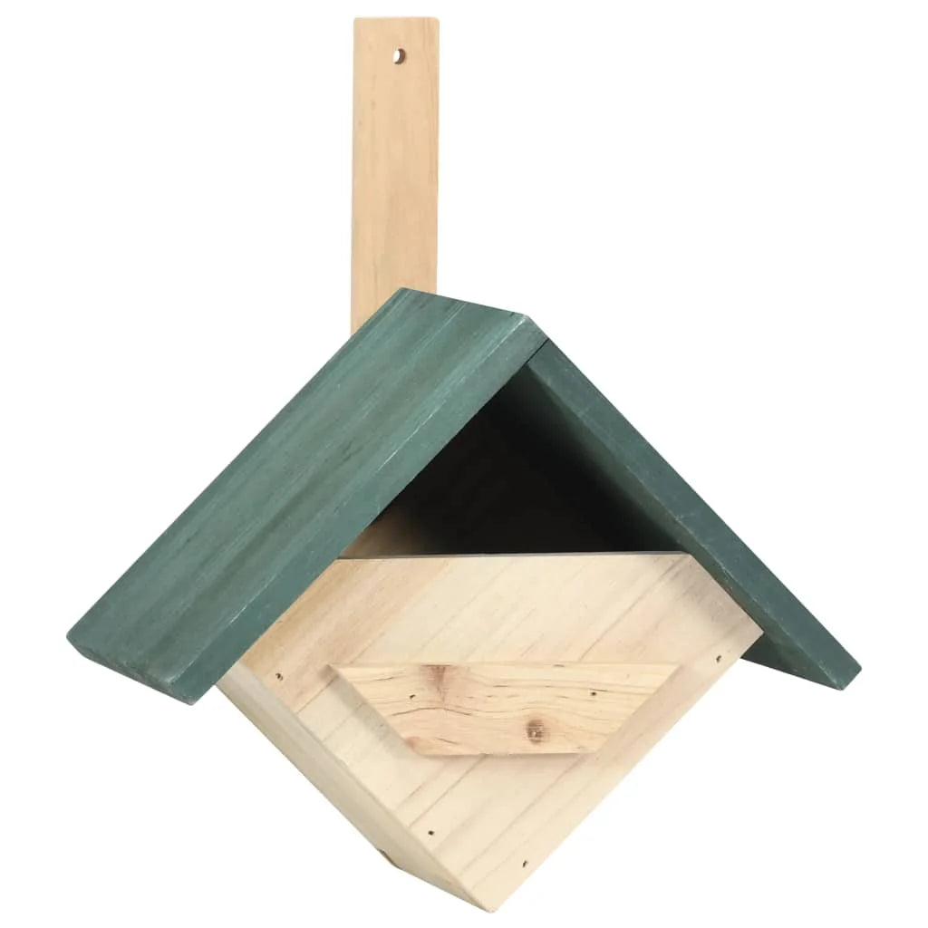 Bird Houses 4 Pcs 9.4 Inch x 6.3 Inch x 11.8 Inch Firwood