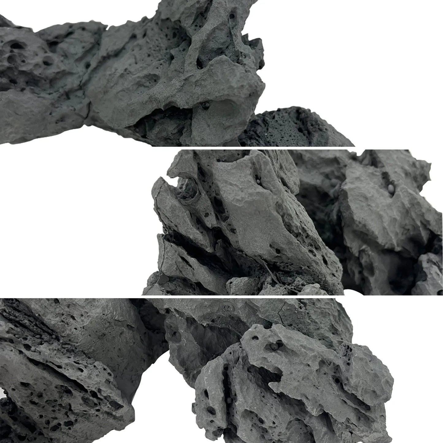 FZONE Aquarium Resin Seiryu Stone Model PH Nature Aquarium Rocks for Aquascaping and Micro Landscapes