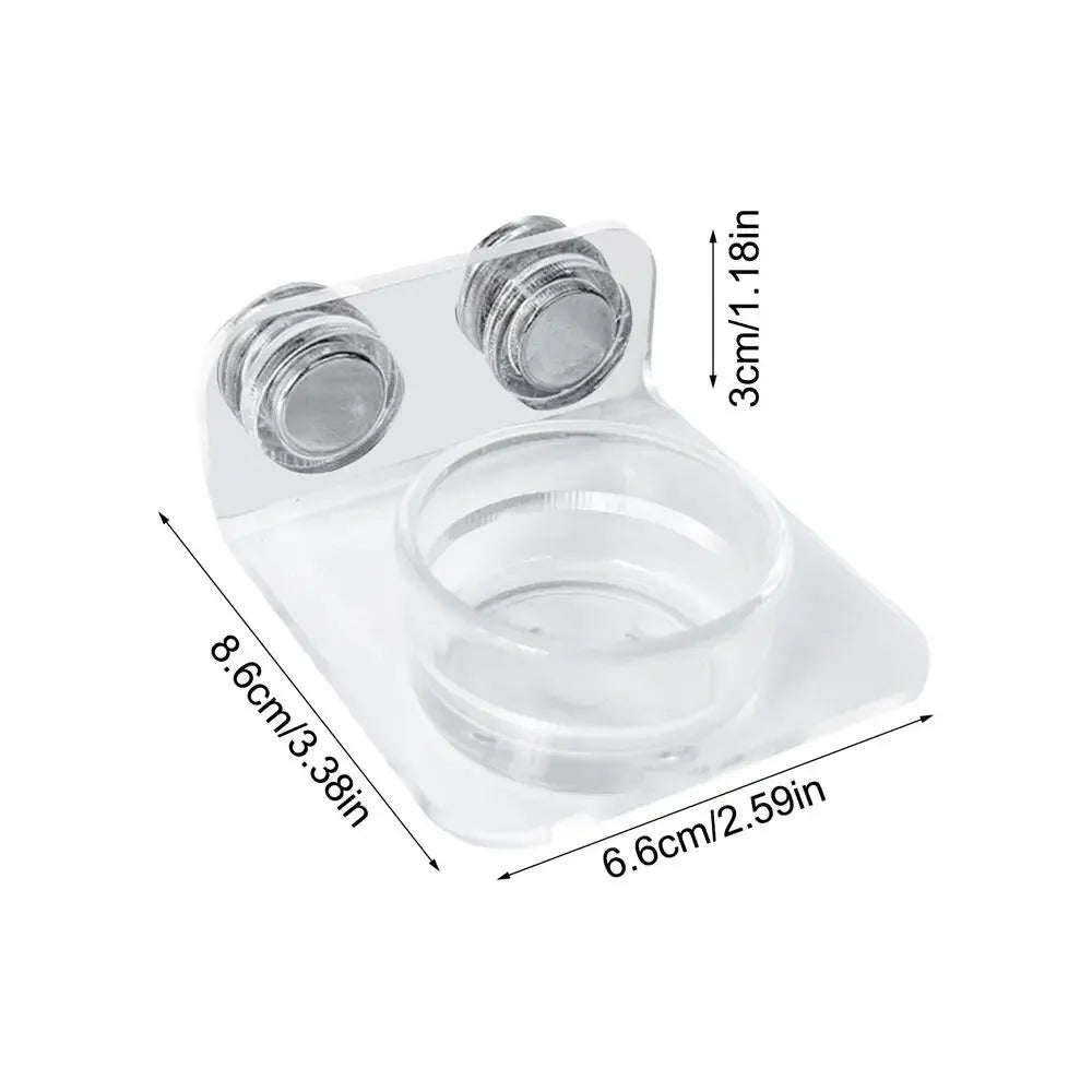 Magnetic Reptile Feeding Ledge Suction Cup Tray Geckos