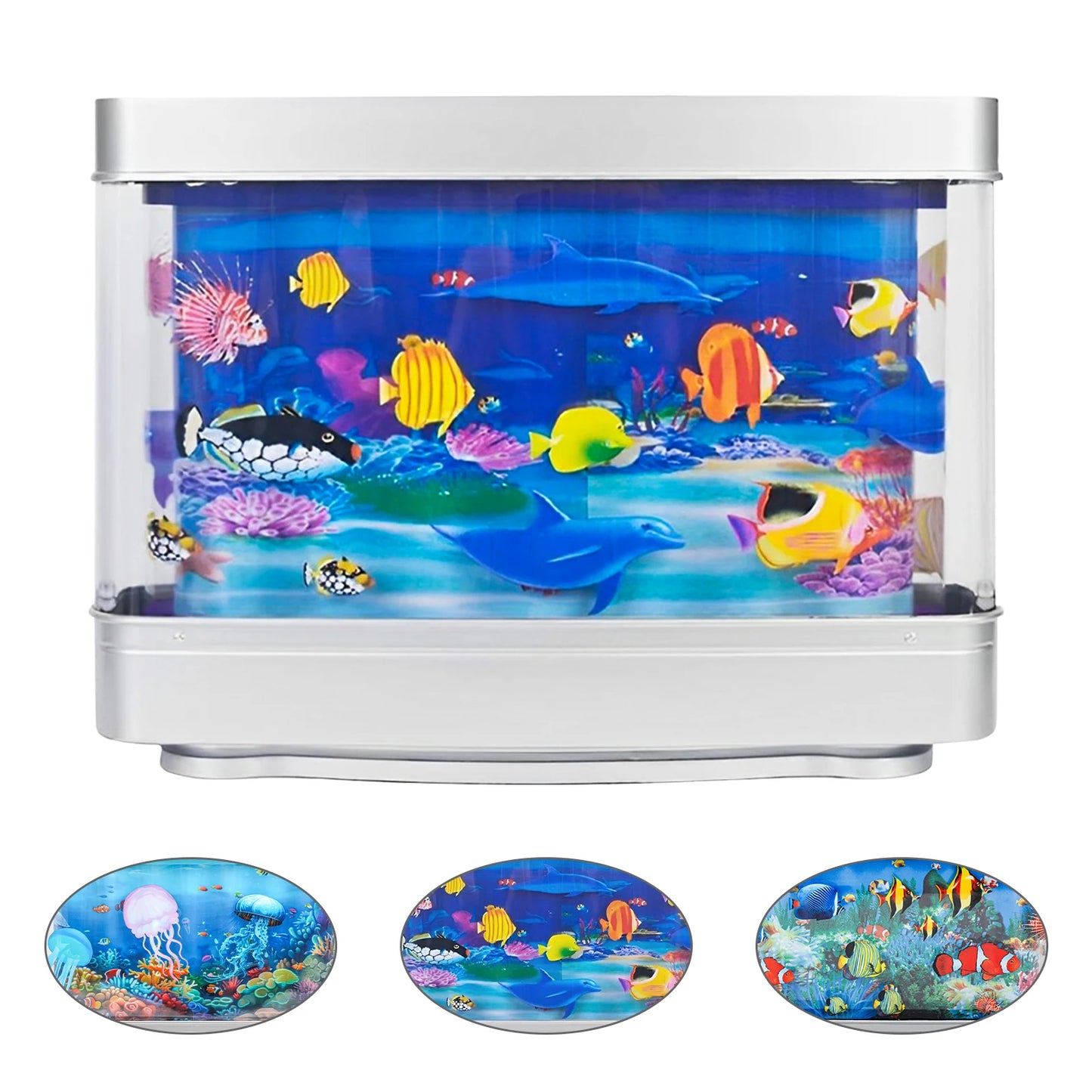 Artificial Aquarium: Fascinating Moving Fish Tank Lamp