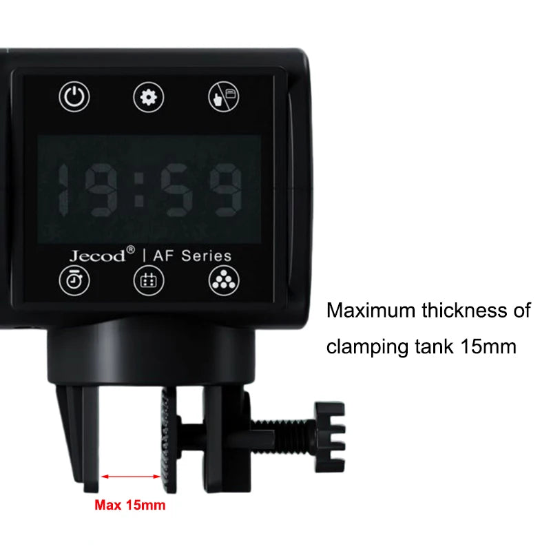 Jebao Automatic Fish Tank Feeder Intelligent Aquarium Feeding Digital Timing High Capacity Fish Feeder Fishbowl Accessories