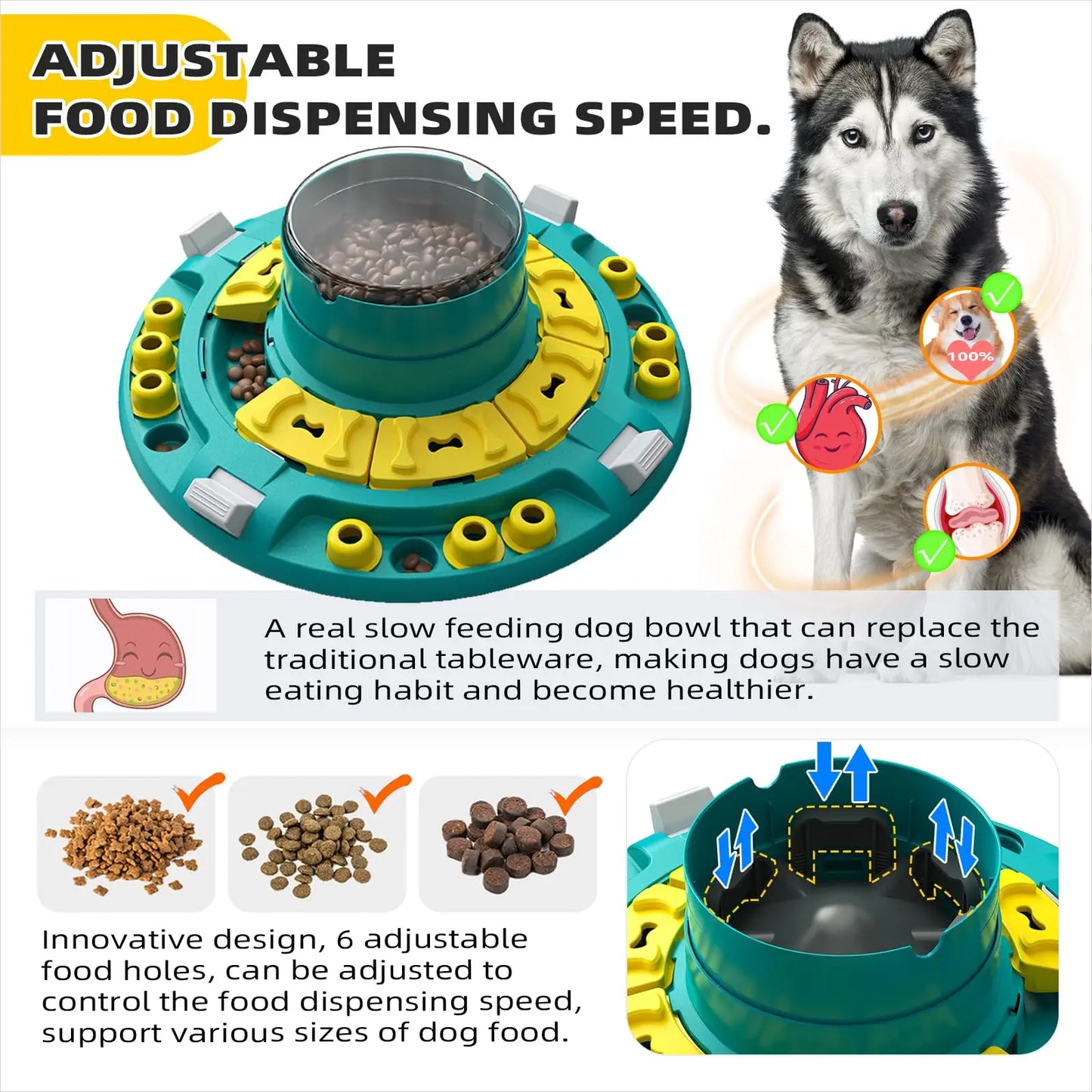 KADTC Dog Advanced Puzzle Toys Level 4 for Smart Dogs