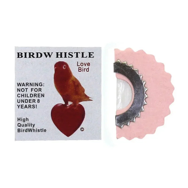 1pc Bird Whistle That Fits Inside Mouth Hiden Magic Tweeting Noisemaker Toy Tricks Gag Bird Caller Bird Training Supplies