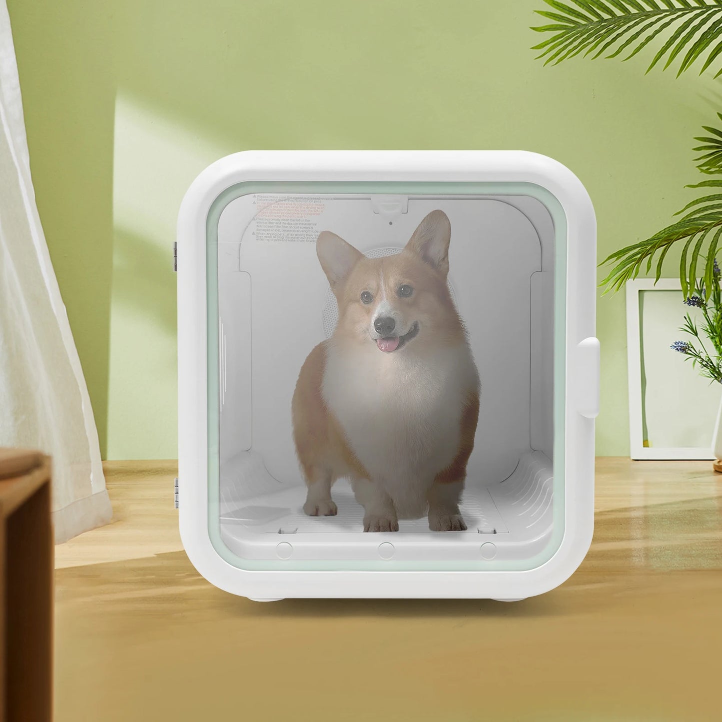 62L Portable Cat Dog Dryer Box 110V 800W Adjustable Temp