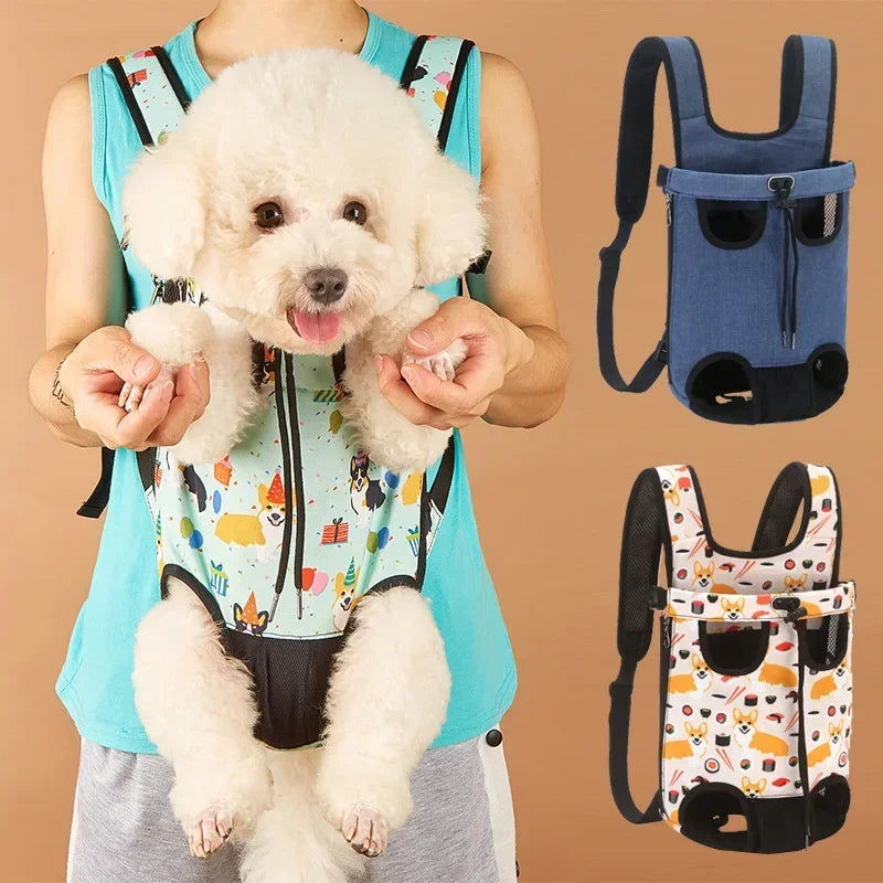 New Outdoor Camouflage Breathable Dog Mesh Backpack Carrier