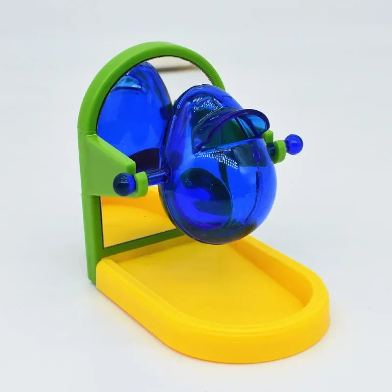 1PCS Pet Bird Toys for Parrots Bird Cage Feeder Foraging Intelligence Fun Training Leaking Food Props Random Color Accessories