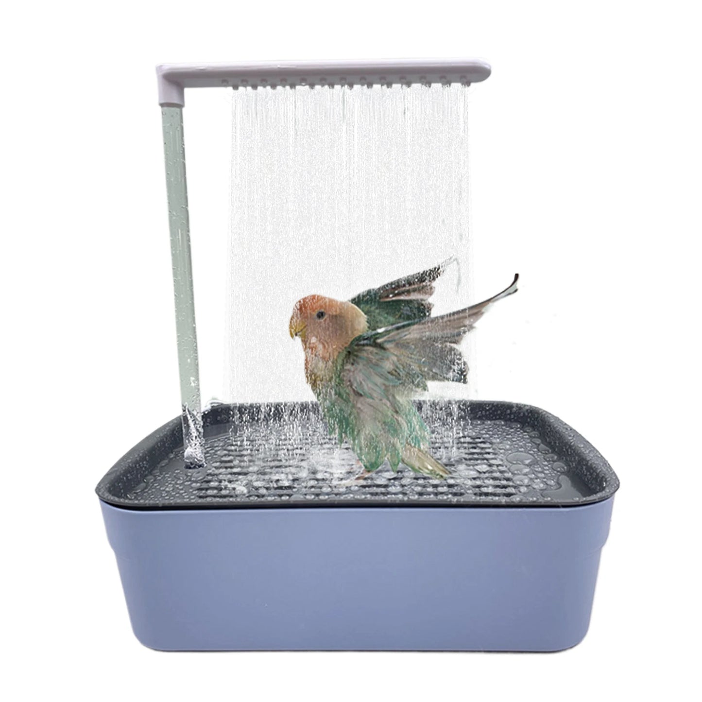 Parrot Automatic Bathtub Bird Bath Circulating Water Shower Parrot Circulation Shower Pet Bird Bathtub Bird Cleaning Bath Tub