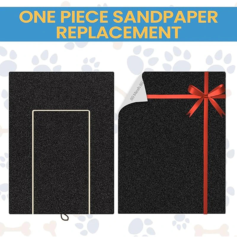 Pet Nail File Board Dog Paw Nail Scratch Pad Trimming Pads