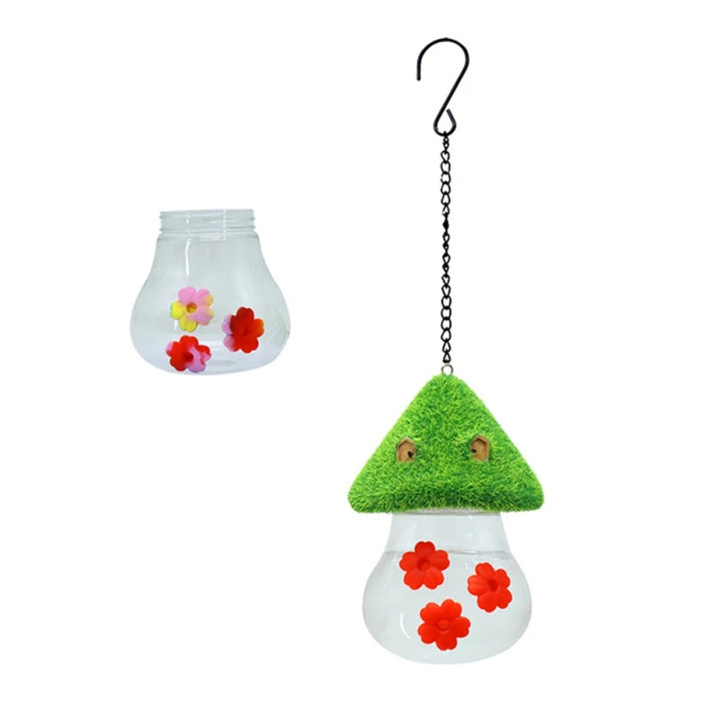 Outdoor Garden Hanging Hummingbird Water Feeders Ant Bee Proof Wind Chimes
