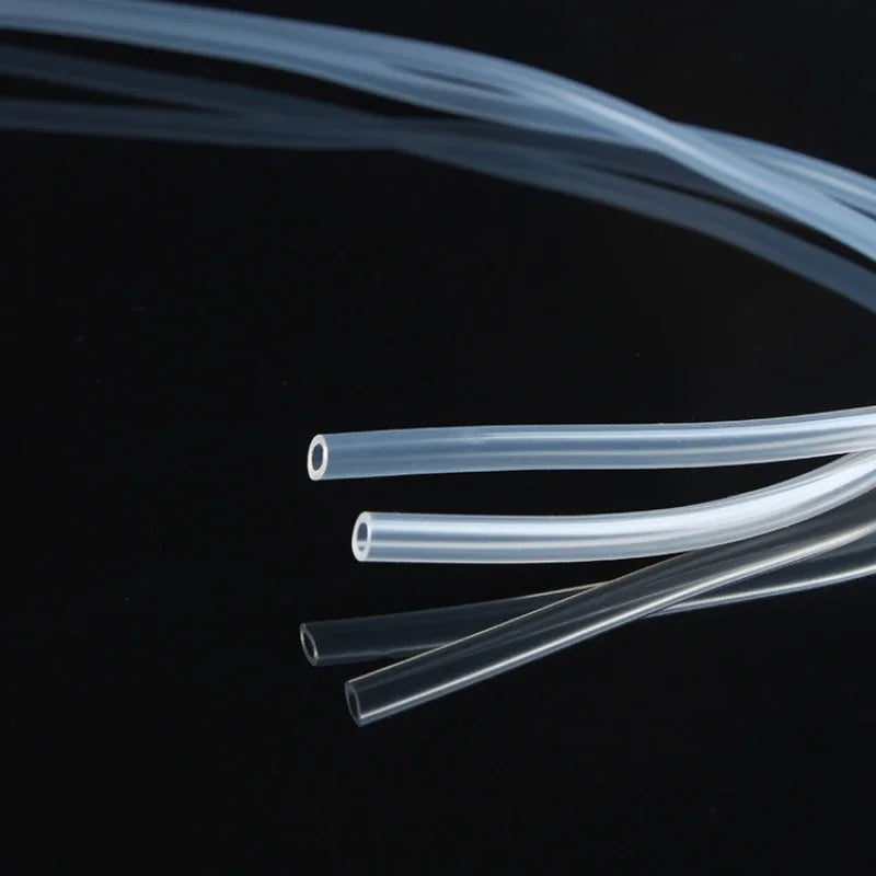 Silicone Aquarium Oxygen Pump Hose Air Bubble Stone Fish Tank Pond Pump Tube Food Grade Material 4x6mm Length Options 1m 3m 5m 10m