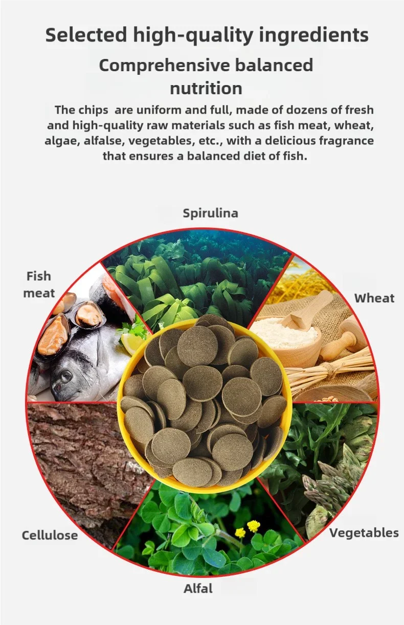 Sera Catfish Chips Benthic Pleco Multi Wafer Bottom Food 110g