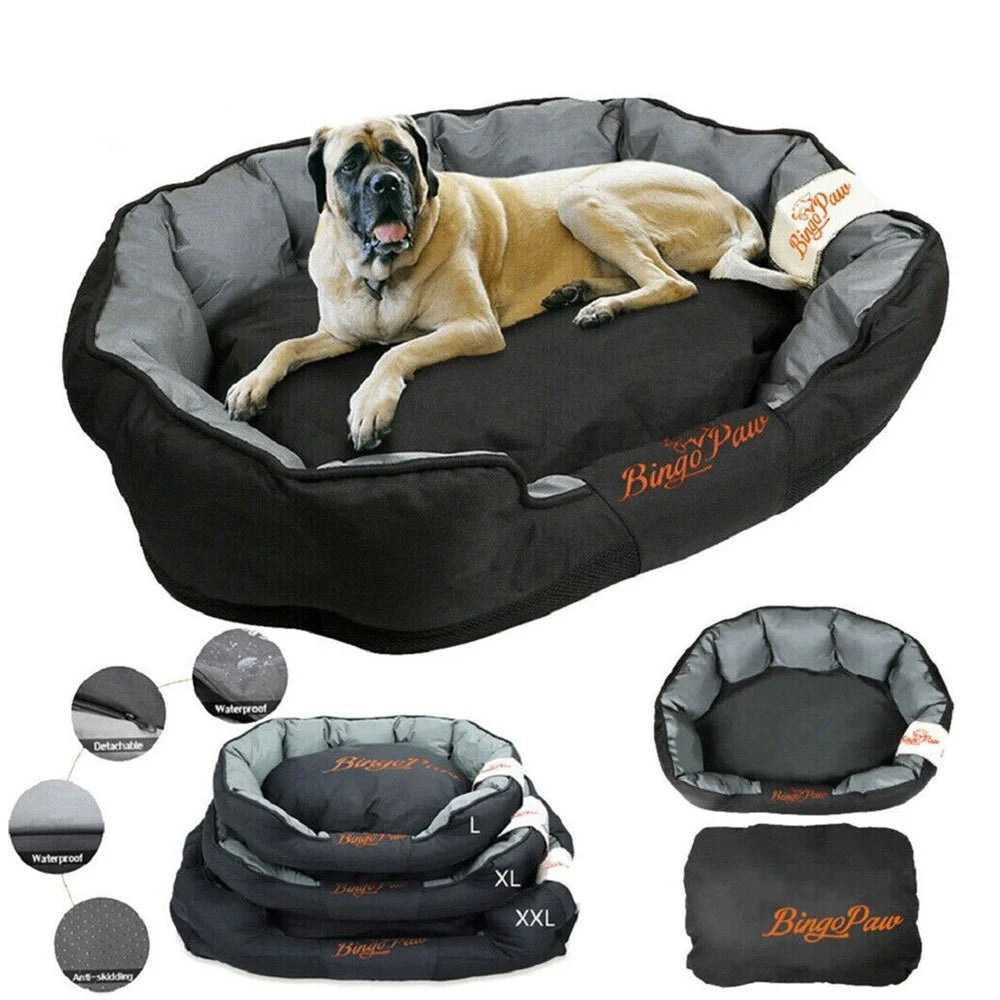 Waterproof XXL XL L Orthopedic Sofa Dog Bed Removable Cushion