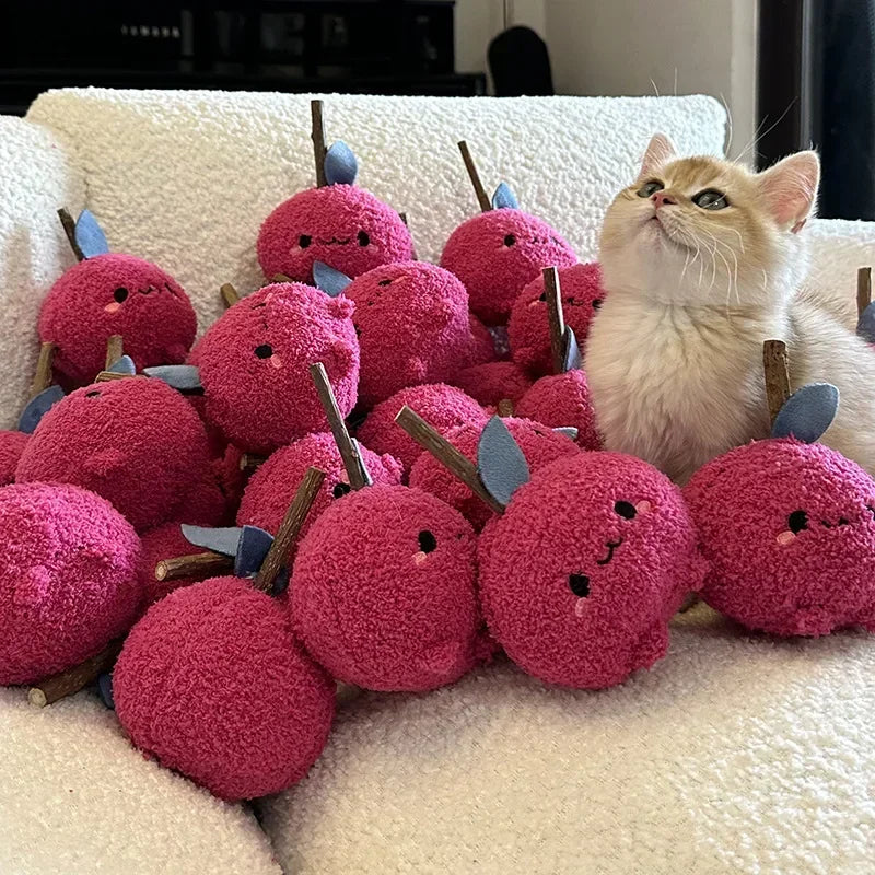 Plush Cat Toy Silvervine Grinding Chewing Toy Kitten