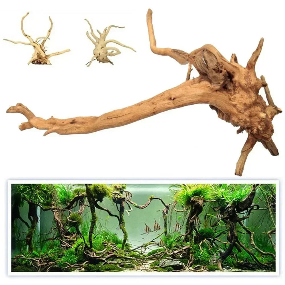 Natural Driftwood Fish Tank Decoration Root Tree Ornament
