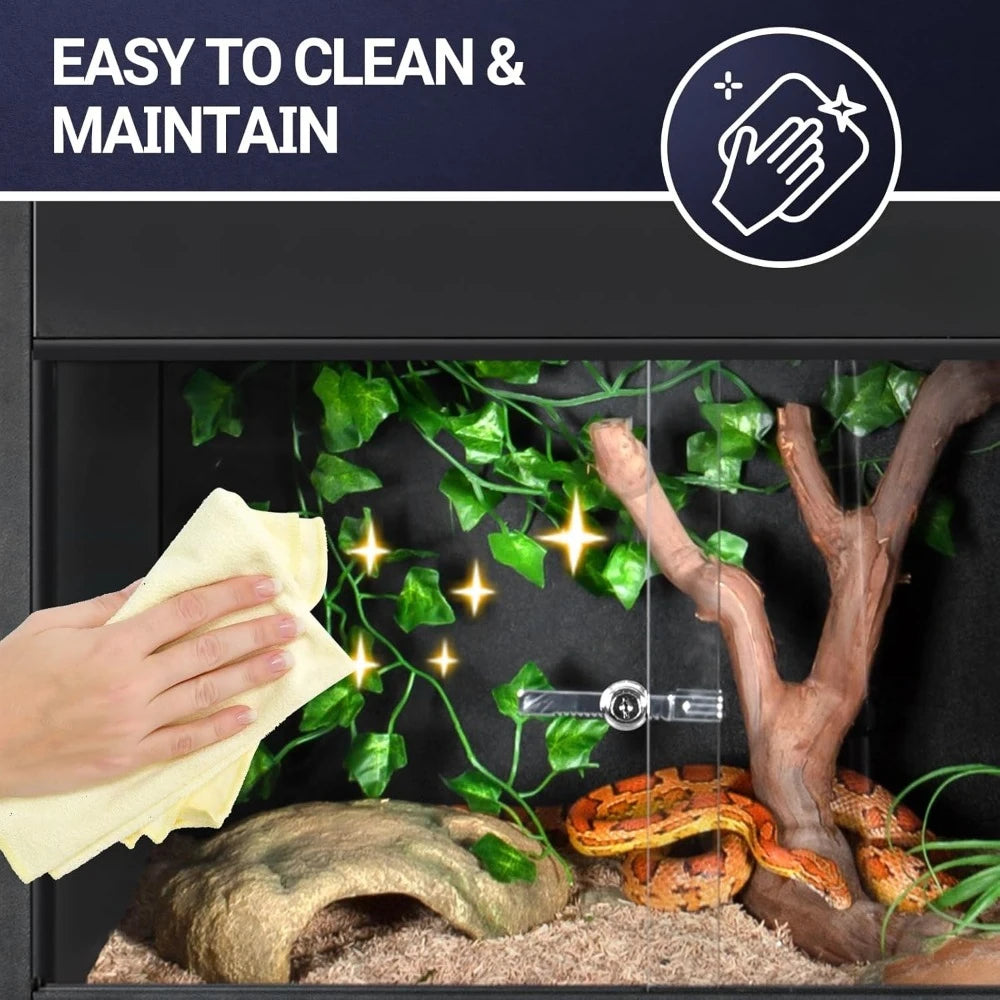 68 Gallon PVC Reptile Terrariums 48x18x18 Enclosure