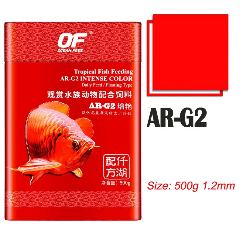 Fish Tank Arowana Feed Red Silver Special Aquarium Food Granule