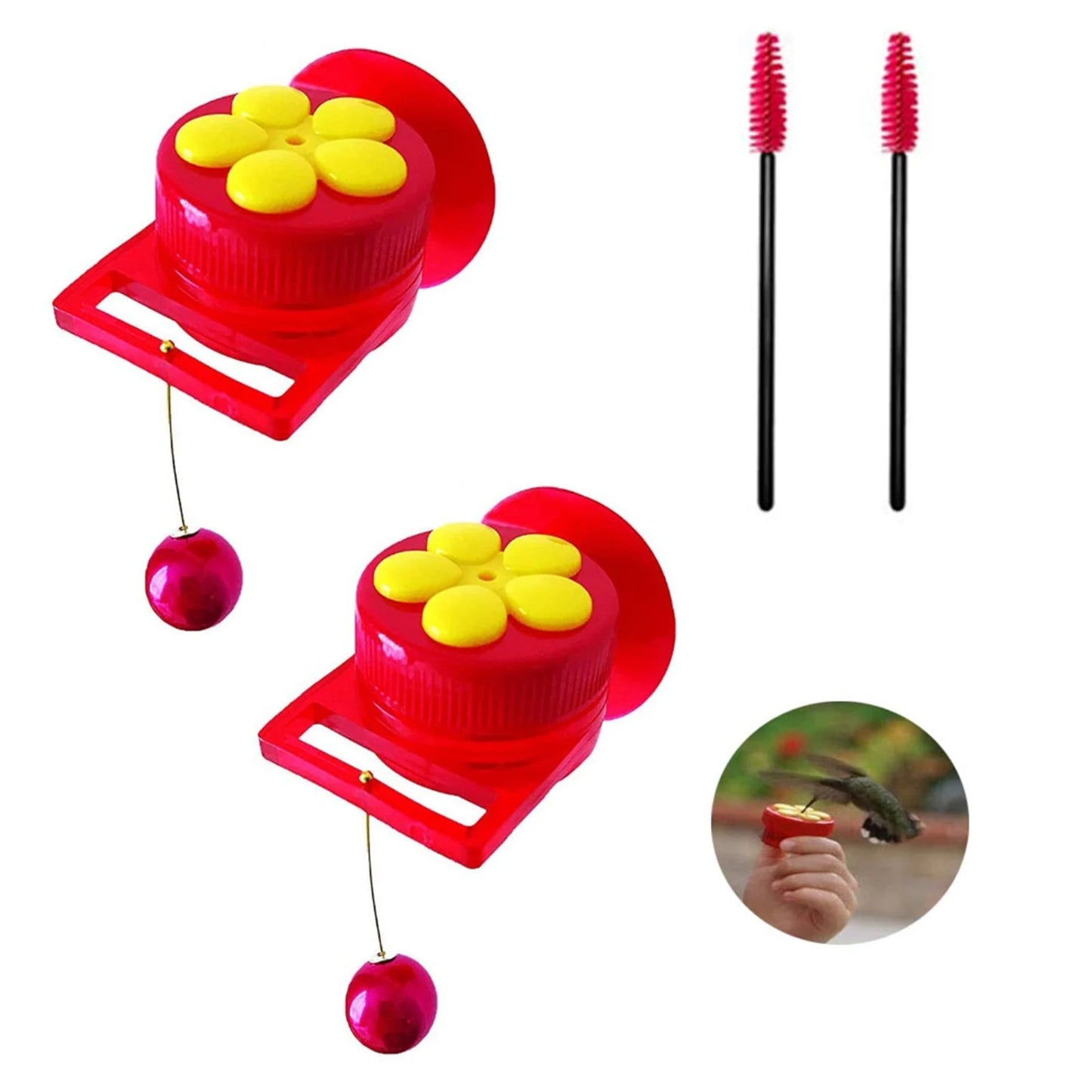 Hummingbird Feeder Hand Held Durable Plastic Accessories