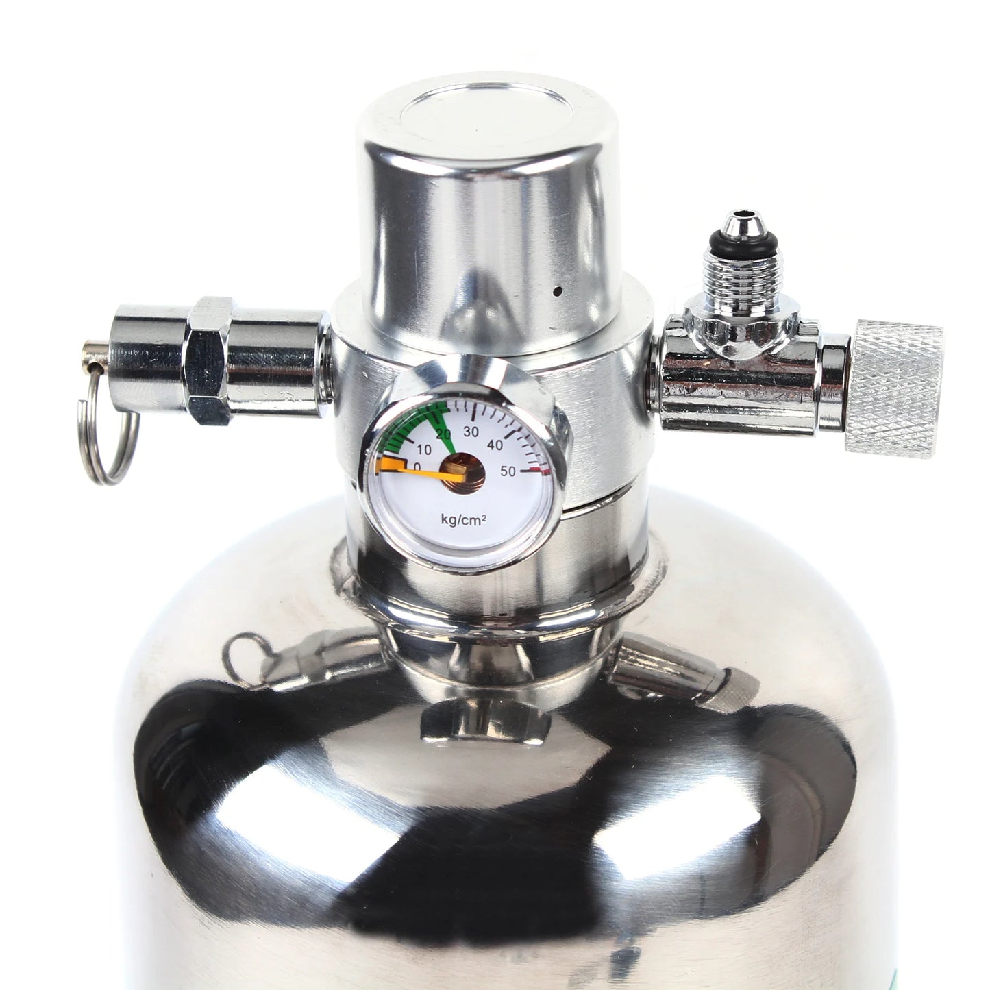 Aquarium CO2 Generator System Kit Stainless Steel CO2 Cylinder Carbon Dioxide Reactor Kit for Aquatic Plants and Fish