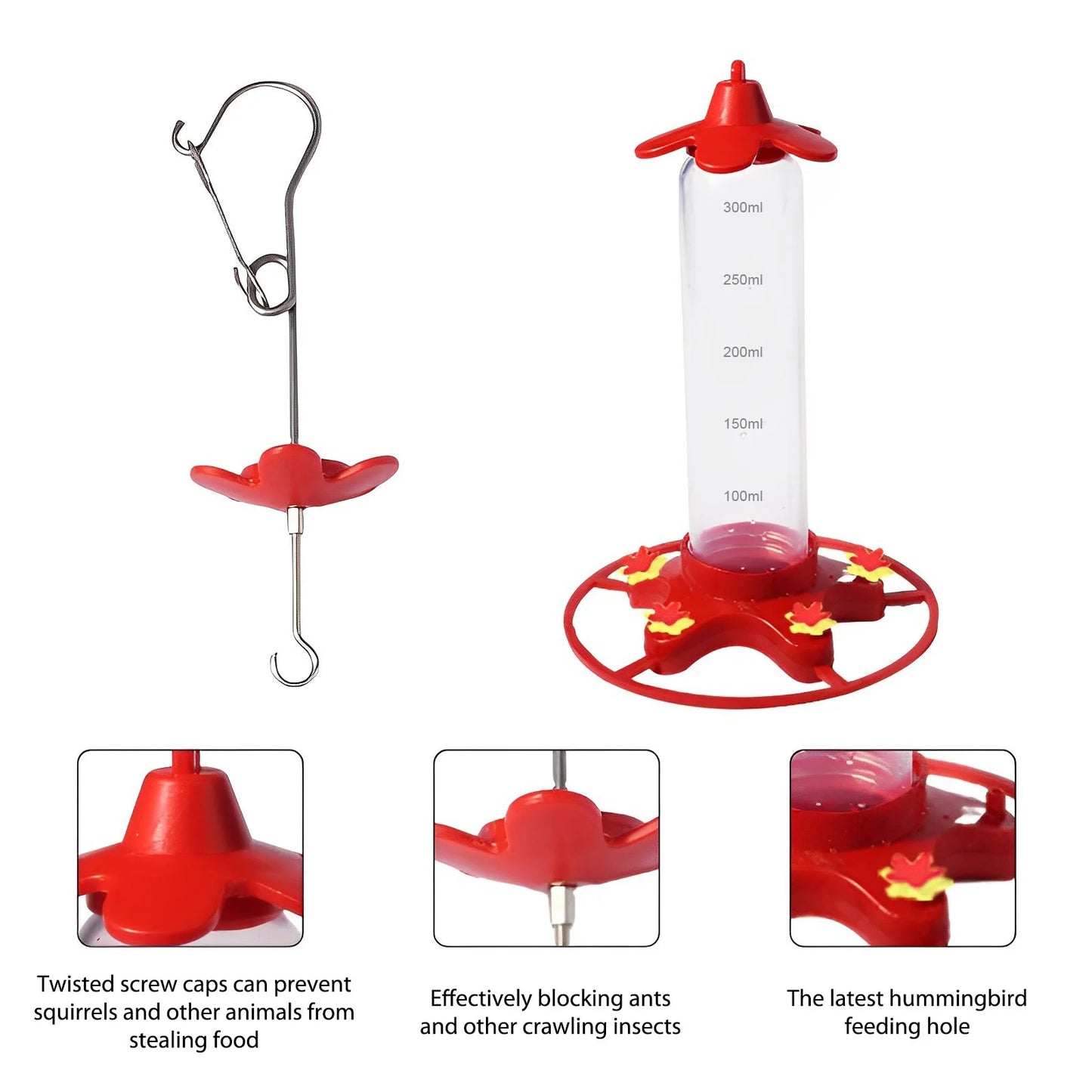 Hummingbird Water Feeders Hanging Garden Hummingbird Drinker