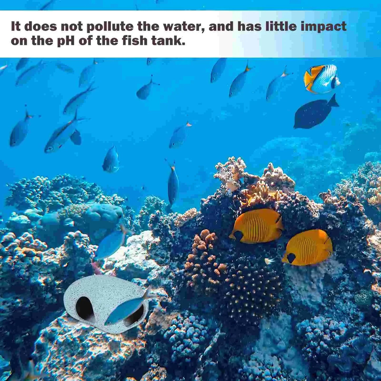 Ceramic Fish Eluding House Hiding Tank Cave Aquarium Shrimp Decoration Breeding Cave Pet Product Safe Easy