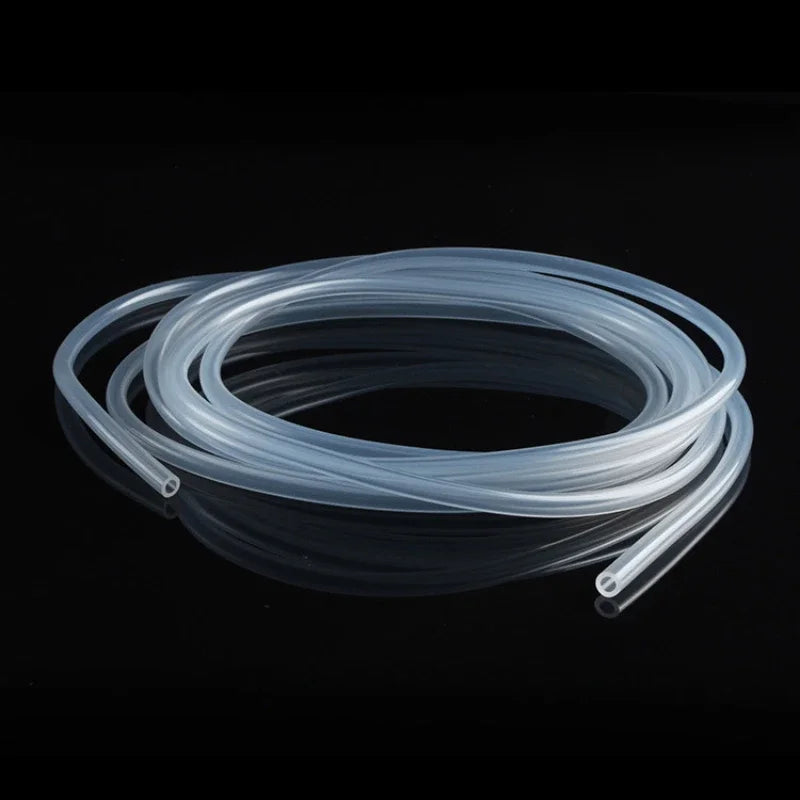 Silicone Aquarium Oxygen Pump Hose Air Bubble Stone Fish Tank Pond Pump Tube Food Grade Material 4x6mm Length Options 1m 3m 5m 10m