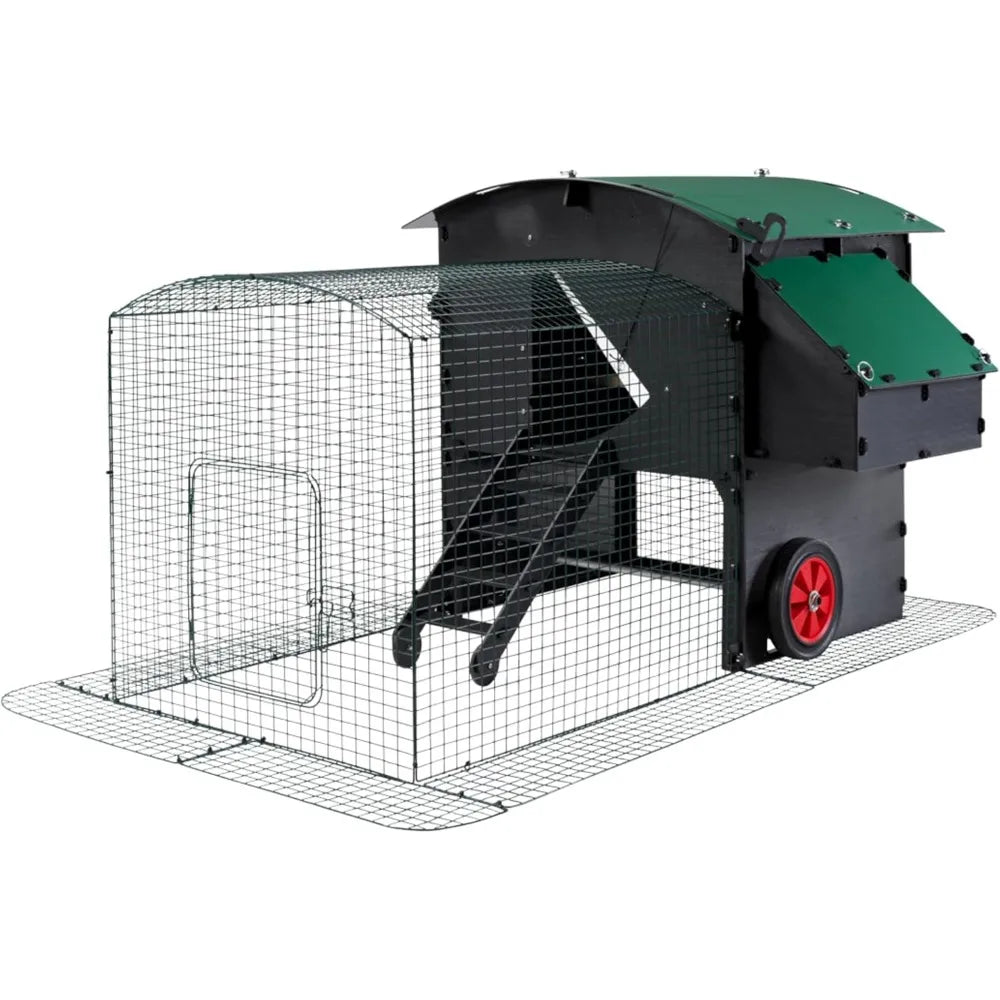 6.5ft Chicken Run For The Nestera Large Raised Plastic Coop