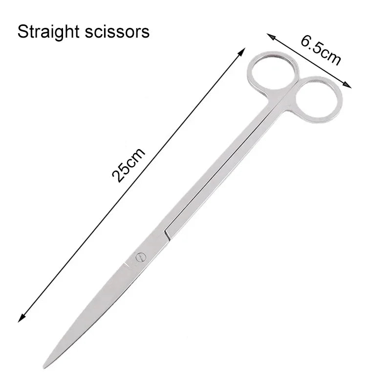 Aquarium Scissors Tweezers Tool for Fish Tank Plants Stainless Steel Cleaning Tools Accessories